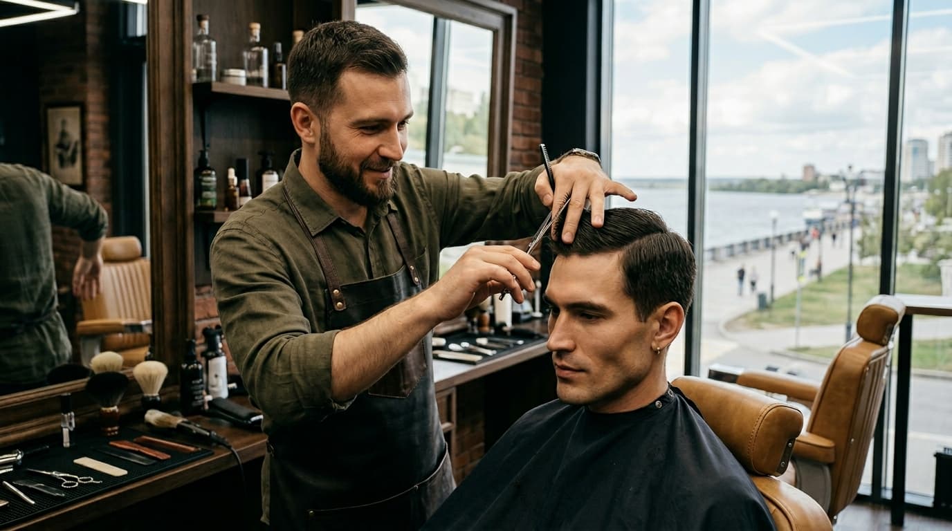 Как подобрать мужскую стрижку по форме лица в Самаре: полное руководство