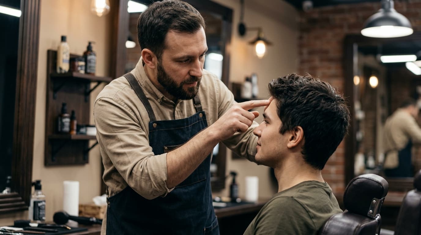 Почему форма лица — ключевой фактор при выборе мужской стрижки